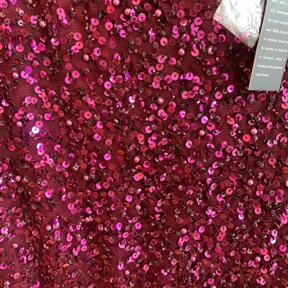 Adrianna Papell Beaded Flutter Sleeve Sheath Dress - Picture 3 of 7